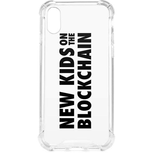 New Kids On The Blockchain iPhone XS Clear Case