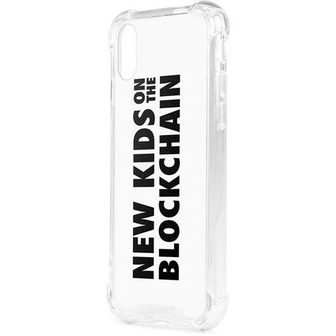 New Kids On The Blockchain iPhone XS Clear Case