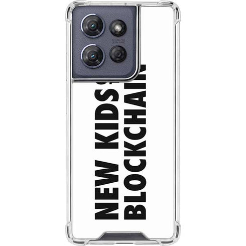 New Kids On The Blockchain Moto G 5G (2025) Clear Case