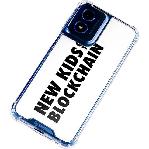 New Kids On The Blockchain Moto G Play 4G (2024) Clear Case