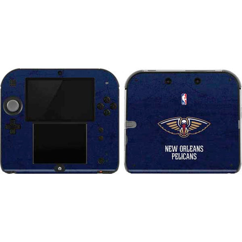 NBA New Orleans Pelicans Distressed Nintendo 2DS Skin