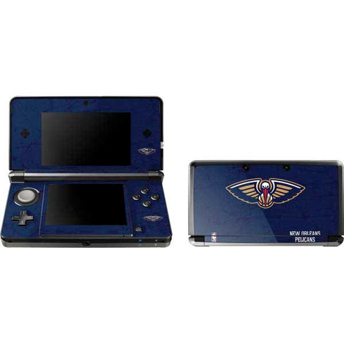 NBA New Orleans Pelicans Distressed 3DS (2011) Skin