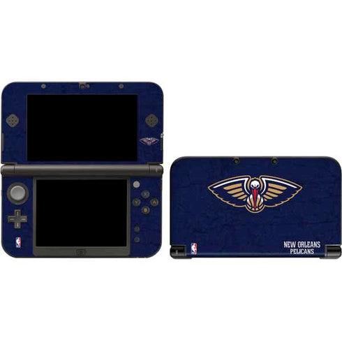 NBA New Orleans Pelicans Distressed 3DS XL 2015 Skin