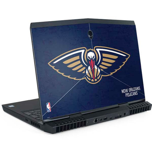 NBA New Orleans Pelicans Distressed Dell Alienware Skin