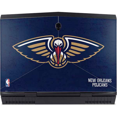 NBA New Orleans Pelicans Distressed Dell Alienware Skin