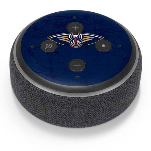 NBA New Orleans Pelicans Distressed Amazon Echo Dot Skin