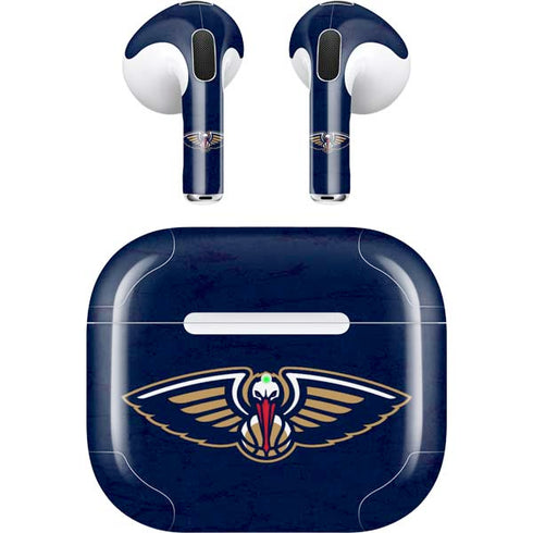 NBA New Orleans Pelicans Distressed Apple AirPods (3rd Gen 2021) Skin