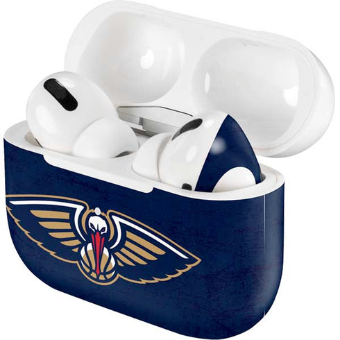 NBA New Orleans Pelicans Distressed AirPods Skins