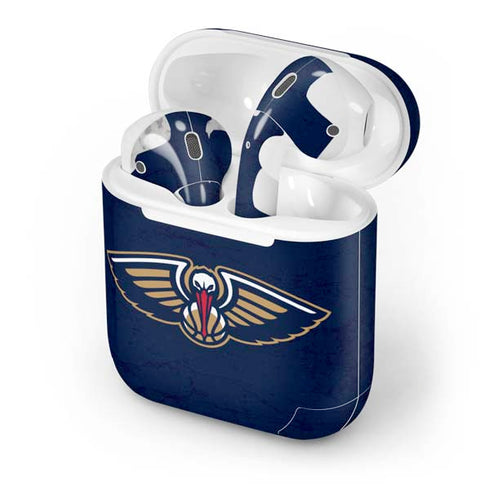 NBA New Orleans Pelicans Distressed Apple AirPods Skin