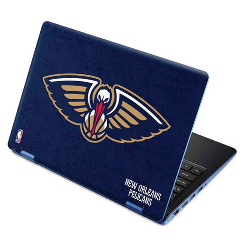 NBA New Orleans Pelicans Distressed Aspire R11 11.6in Skin