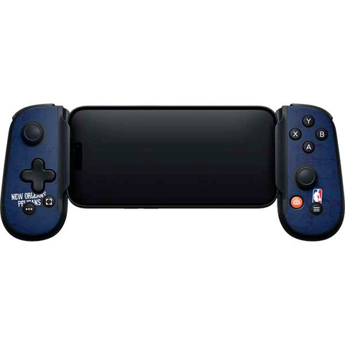 NBA New Orleans Pelicans Distressed Backbone One for iPhone Game Controller Skin