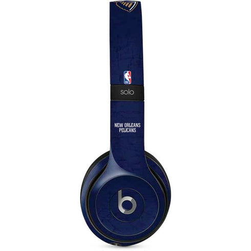 NBA New Orleans Pelicans Distressed Beats Solo 2 Wired Skin