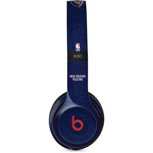 NBA New Orleans Pelicans Distressed Beats Solo 3 Wireless Skin