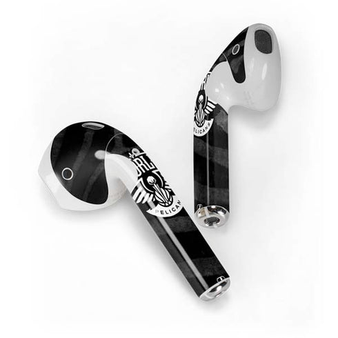 NBA New Orleans Pelicans Black Animal Print Apple AirPods Skin