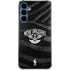 NBA New Orleans Pelicans Black Animal Print Galaxy A35 5G Clear Case
