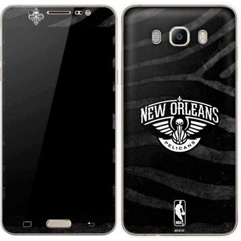 NBA New Orleans Pelicans Black Animal Print Galaxy J7 Skin