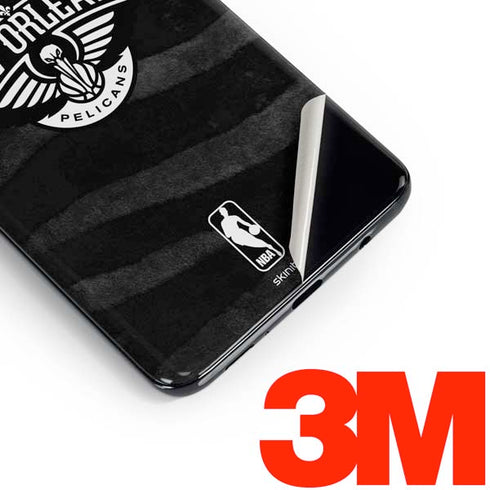NBA New Orleans Pelicans Black Animal Print Galaxy S10e Skin