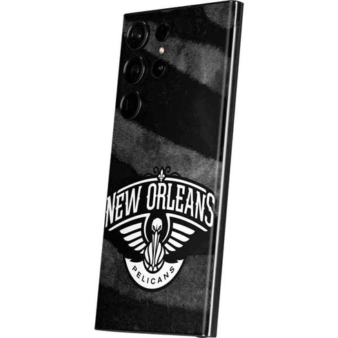 NBA New Orleans Pelicans Black Animal Print Galaxy Skins
