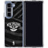 NBA New Orleans Pelicans Black Animal Print Galaxy Z Fold5 5G Clear Case