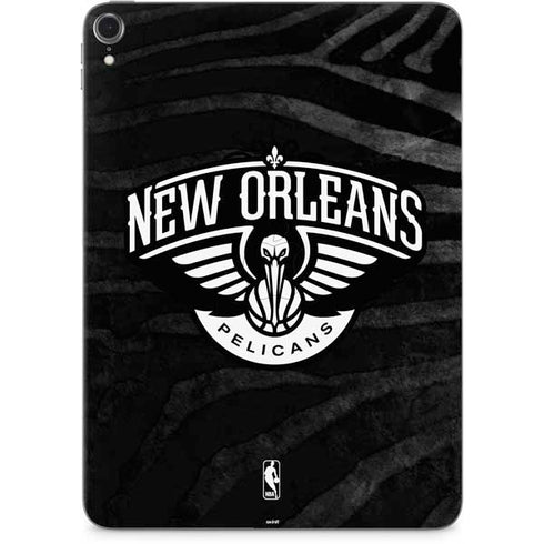 NBA New Orleans Pelicans Black Animal Print Apple iPad Pro Skin