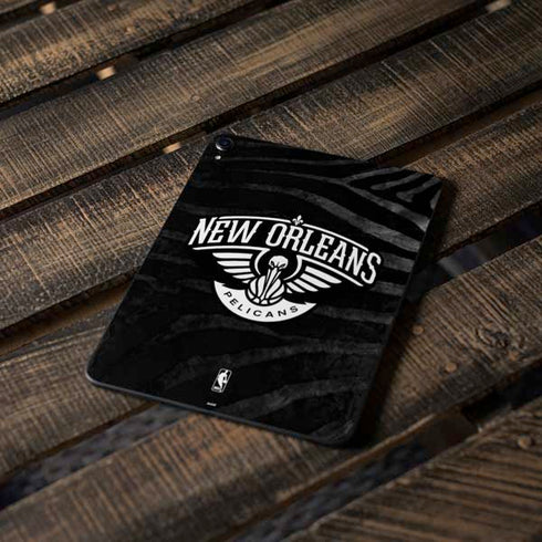 NBA New Orleans Pelicans Black Animal Print Apple iPad Pro Skin