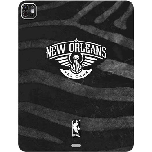 NBA New Orleans Pelicans Black Animal Print iPad Pro 13in M4 (2024) Skin