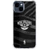 NBA New Orleans Pelicans Black Animal Print iPhone 15 Clear Case