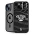 NBA New Orleans Pelicans Black Animal Print iPhone 15 Kickstand Case