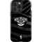 NBA New Orleans Pelicans Black Animal Print iPhone 15 Pro Impact Case
