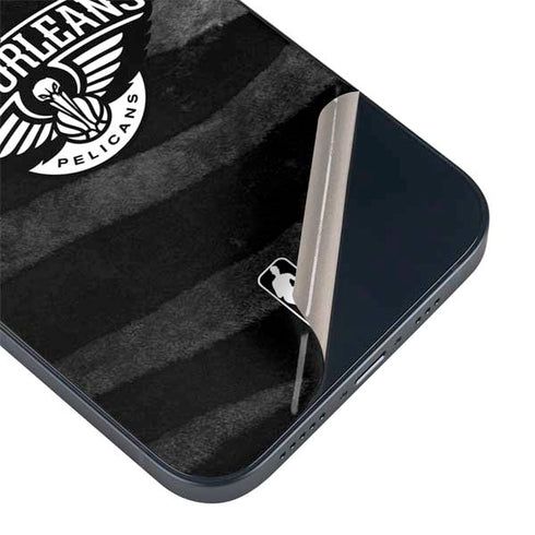 NBA New Orleans Pelicans Black Animal Print iPhone 15 Skin