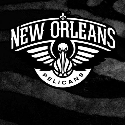 NBA New Orleans Pelicans Black Animal Print iPhone XS Skin