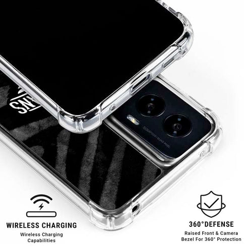NBA New Orleans Pelicans Black Animal Print Moto G Power 5G (2024) Clear Case