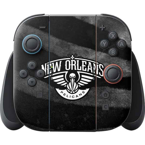 NBA New Orleans Pelicans Black Animal Print Nintendo Switch 2 (2025) Joy-Con Controller Skin