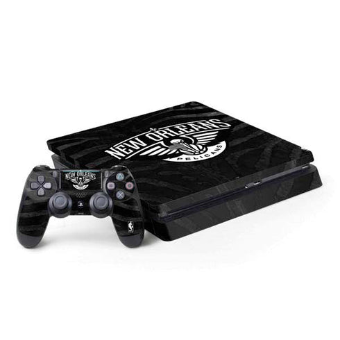 NBA New Orleans Pelicans Black Animal Print PlayStation PS4 Skins