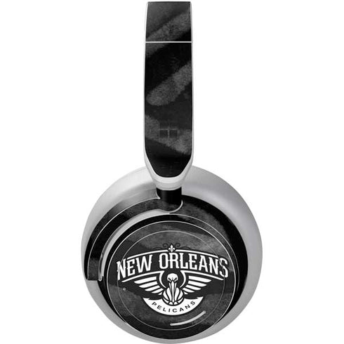 NBA New Orleans Pelicans Black Animal Print Surface Headphones Skin
