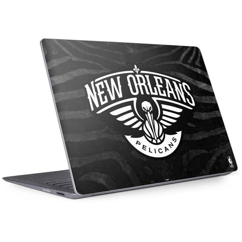 NBA New Orleans Pelicans Black Animal Print Surface Laptop 2 Skin