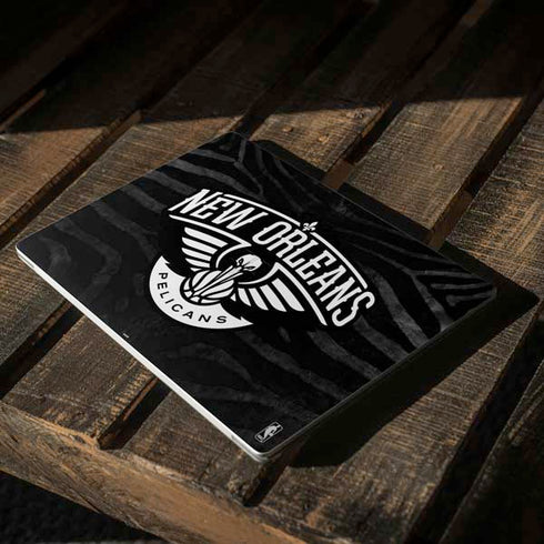NBA New Orleans Pelicans Black Animal Print Surface Laptop 2 Skin