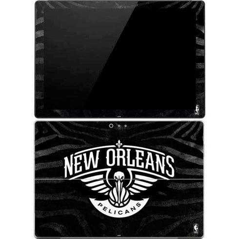 NBA New Orleans Pelicans Black Animal Print Surface Pro 4 Skin