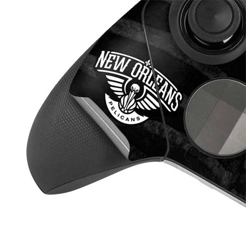 NBA New Orleans Pelicans Black Animal Print Xbox Elite Wireless Controller Series 2 Skin