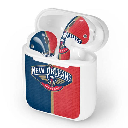 NBA New Orleans Pelicans Canvas Apple AirPods Skin