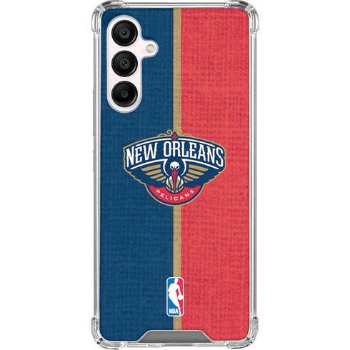 NBA New Orleans Pelicans Canvas Galaxy A16 5G Clear Case