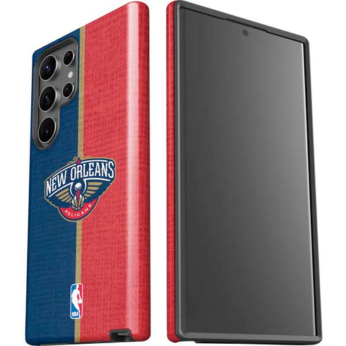 NBA New Orleans Pelicans Canvas Galaxy S23 Ultra Pro Case