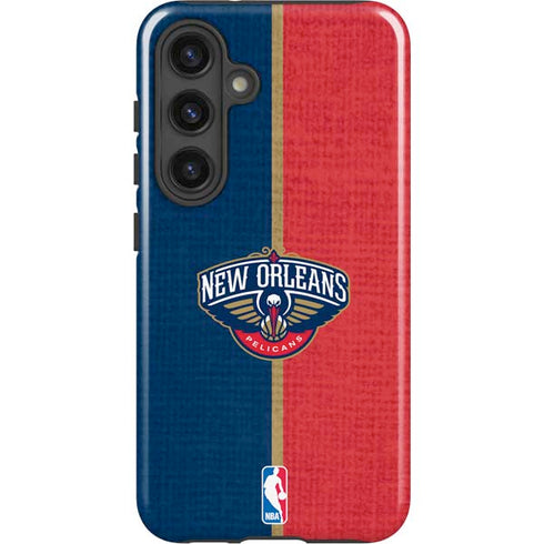 NBA New Orleans Pelicans Canvas Galaxy S25 Impact Case