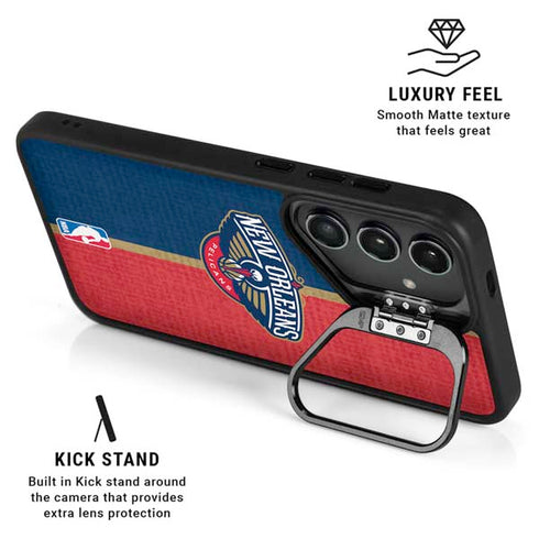 NBA New Orleans Pelicans Canvas Galaxy S24 Kickstand Case