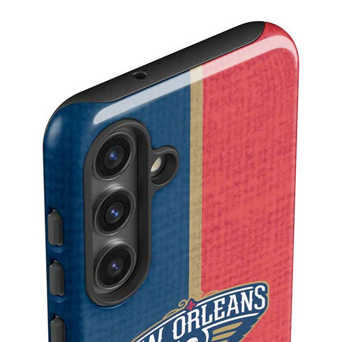 NBA New Orleans Pelicans Canvas Galaxy S25 Plus Impact Case