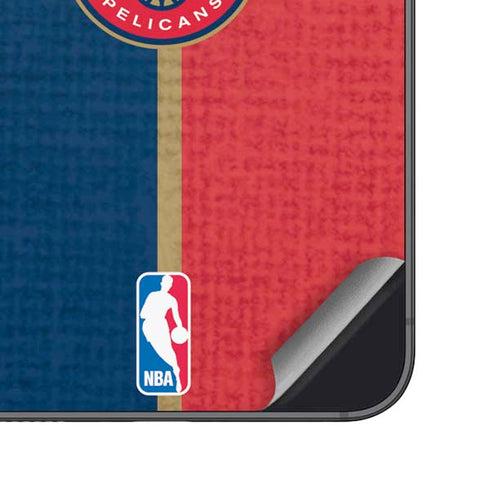 NBA New Orleans Pelicans Canvas Galaxy S25 Plus Skin