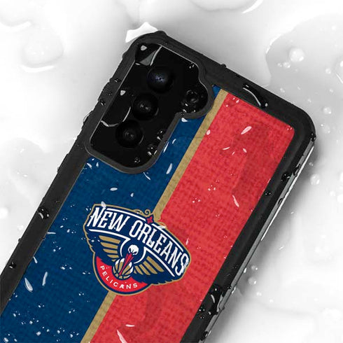 NBA New Orleans Pelicans Canvas Galaxy S24 Plus Waterproof Case