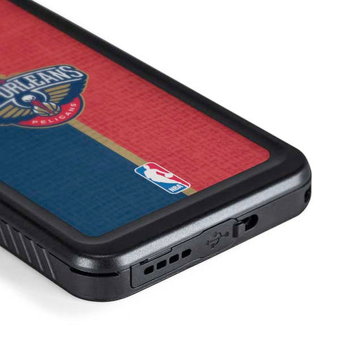 NBA New Orleans Pelicans Canvas Galaxy S24 Waterproof Case