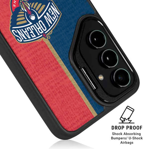 NBA New Orleans Pelicans Canvas Galaxy S26 Kickstand Case