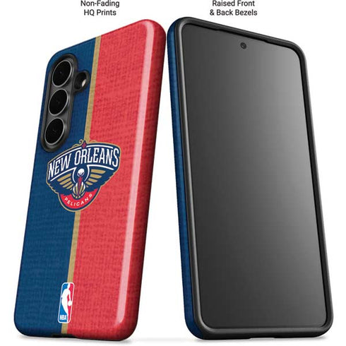 NBA New Orleans Pelicans Canvas Galaxy S26 Plus Impact Case